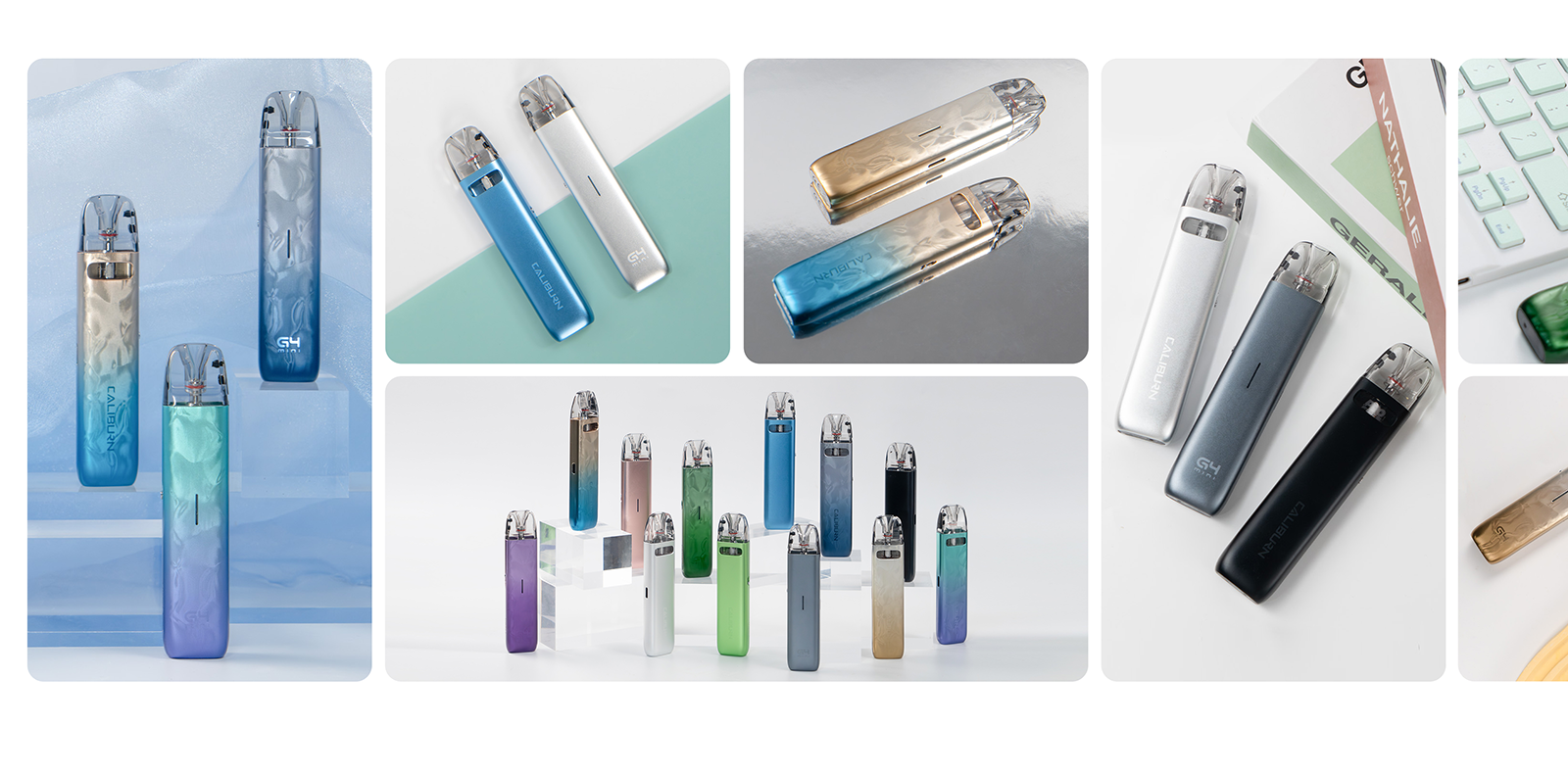 Uwell Caliburn G4 Mini 1100mAh Light Silver 1ks