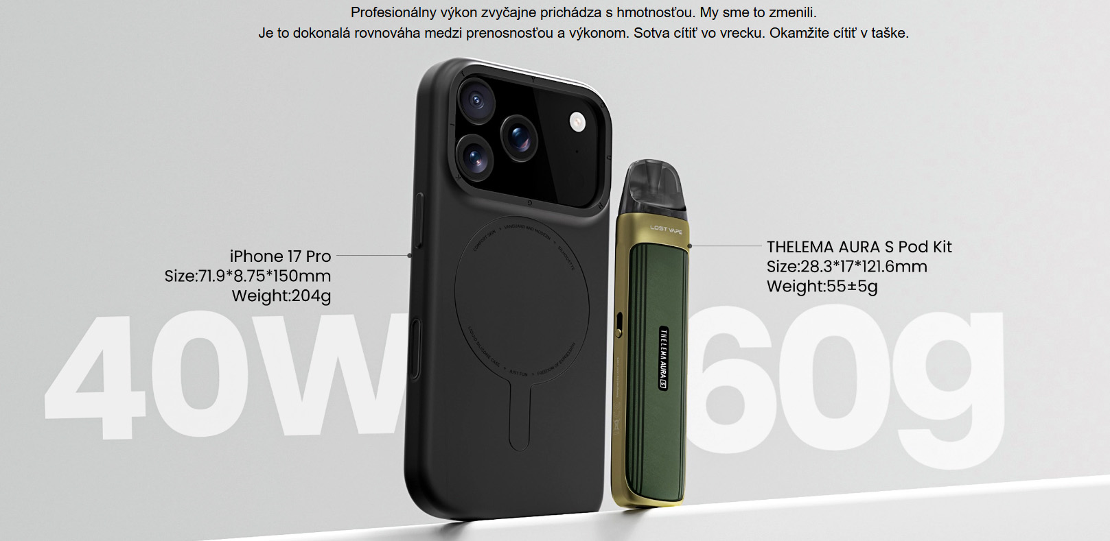 Lost Vape Thelema Aura S 1600mAh Pastel Pink