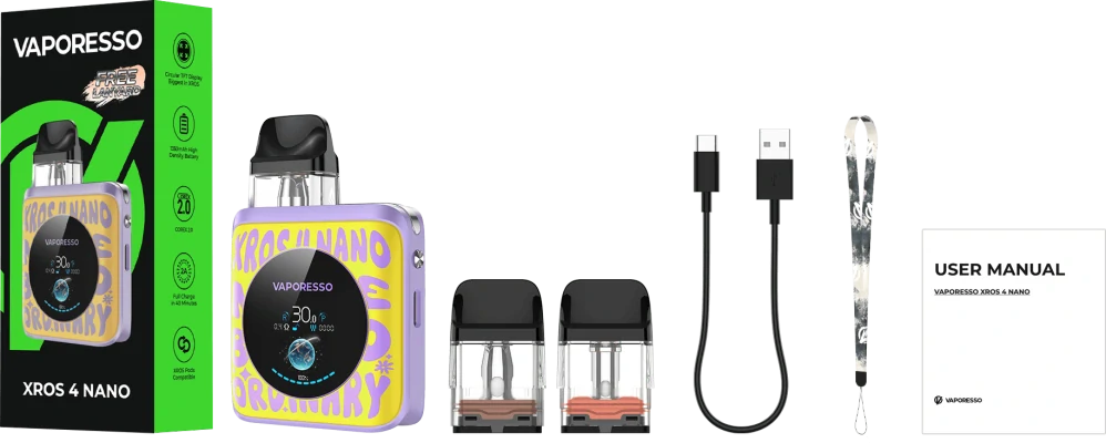 Vaporesso XROS 4 Nano 1350 mAh Graphite Black 