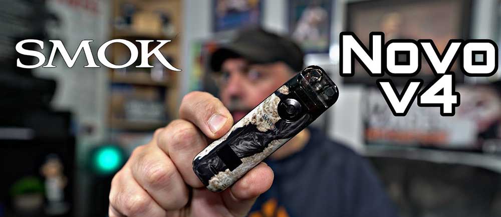Smoktech NOVO 4 800mAh - Black Carbon Fiber