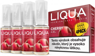LIQUA Elements 4pack CHERRY 4x10ml 12mg nikotínu
