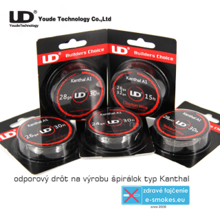 UD odporový drôt Kanthal A1 32Ga/0,2mm - 9,14m