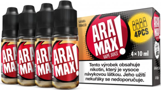 ARAMAX 4Pack Sahara Tobacco 4x10ml 6mg