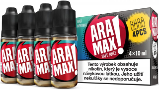 ARAMAX 4Pack Max Menthol 4x10ml 6mg
