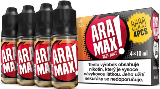 ARAMAX 4Pack Max Peach 4x10ml 6mg