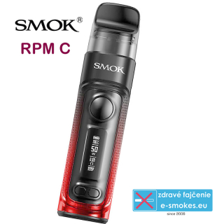 Smoktech RPM C 50W grip Full Kit 1650mAh Transparent Red