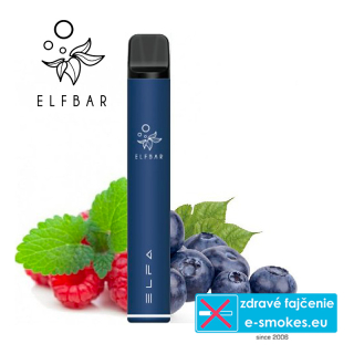 Elf Bar ELFA elektronická cigareta 500mAh Blueberry Sour Raspberry 20mg