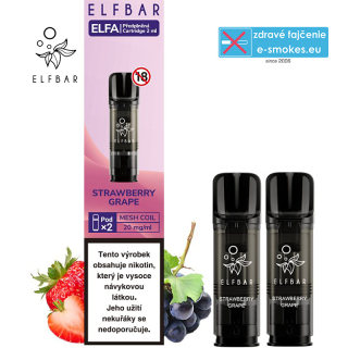 Elf Bar ELFA Pods cartridge 2Pack Strawberry Grape 20mg