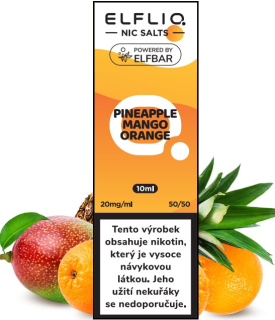 Liquid ELFLIQ Nic SALT Pineapple Mango Orange 10ml - 20mg