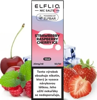 Liquid ELFLIQ Nic SALT Strawberry Raspberry Cherry Ice 10ml - 20mg