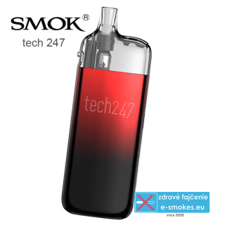 Smoktech Tech247 Pod 1800mAh Red Black