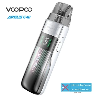 VOOPOO ARGUS E40 elektronická cigareta 1800mAh Pearl White 1ks 