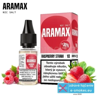 Aramax Salt Raspberry Straw 10 ml 10 mg