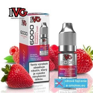 IVG 6000 Salt Strawberry Raspberry Crush 10 ml 20 mg