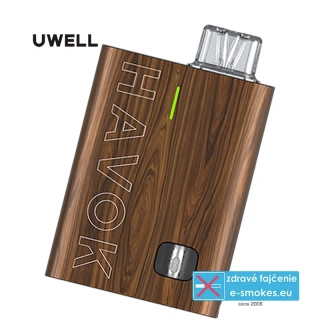 Uwell Havok R Pod elektronická cigareta 950mAh Brown Wood 