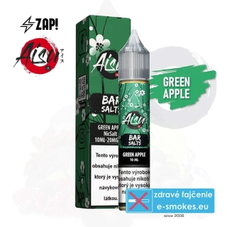 ZAP! AISU Bar Salts Green Apple 10ml 20mg