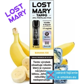 Elf Bar Lost Mary Tappo Cartridge Banana Ice 17 mg
