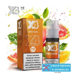 e-liquid X4 Bar Juice Mango Guava 10ml 20mg