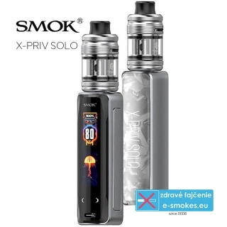 Smoktech X-PRIV Solo 80W Grip Full Kit White Shell