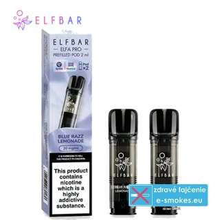 Elf Bar ELFA Pods cartridge 2Pack Blue Razz Lemonade 20mg 