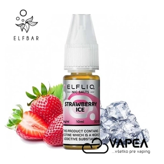 Liquid ELFLIQ Nic SALT Strawberry Ice 10ml - 20mg