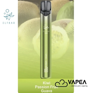 ElfBar 1000 Kiwi Passion Fruit Guava 20 mg 1000 poťahov 1 ks