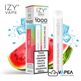 IZY VAPE ONE+ Watermelon Ice 0 mg 1000 poťahov