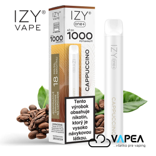 IZY VAPE ONE+ Cappuccino 18 mg 1000 poťahov