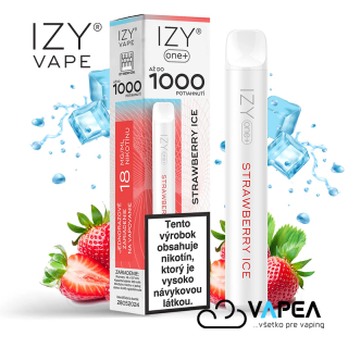 IZY VAPE ONE+ Strawberry Ice 18 mg 1000 poťahov