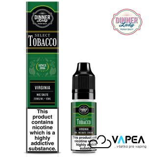 Dinner Lady Select Tobacco Salt Virginia 10ml - 20mg