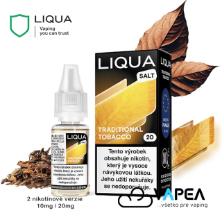 Liqua Salt Traditional Tobacco 10 ml 20mg