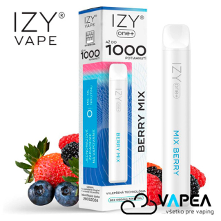 IZY VAPE ONE+ Berry Mix 0mg 1000 poťahov