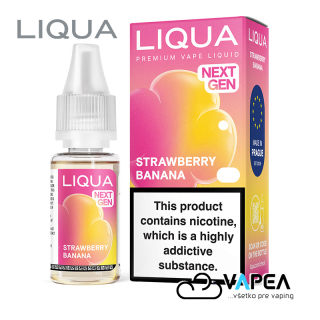 LIQUA Elements Strawberry Banana 10ml 12mg nikotínu