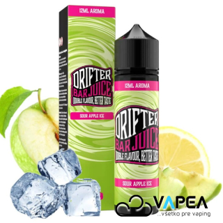 Juice Sauz Drifter Shake & Vape Sour Apple Ice 12ml