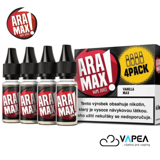ARAMAX 4Pack Vanilla Max 4x10ml 6mg