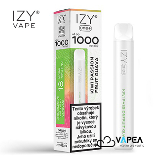 IZY VAPE ONE+ Kiwi Passion Fruit Guava 18 mg 1000 poťahov