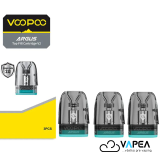 VOOPOO ARGUS TOP FILL cartridge V2 0,4 ohm 2ml 3pack