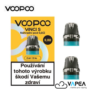 VOOPOO VINCI S cartridge 0,8 ohm 2ml 2ks
