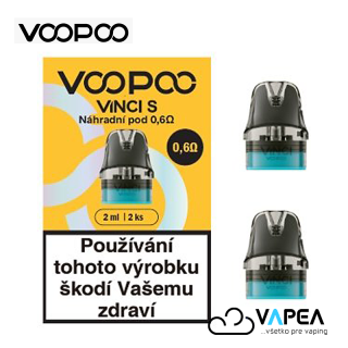 VOOPOO VINCI S cartridge 0,6 ohm 2ml 2ks