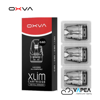 OXVA Xlim Top Fill cartridge 0,6ohm 3pack