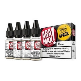 ARAMAX 4Pack Max Blueberry 4x10ml 3mg