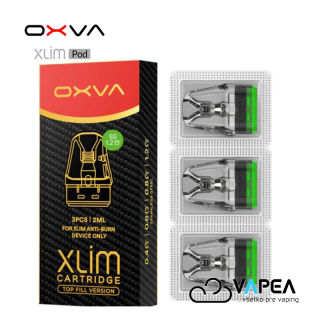OXVA Xlim Top Fill SS cartridge 1,2ohm 2ml 3Pack