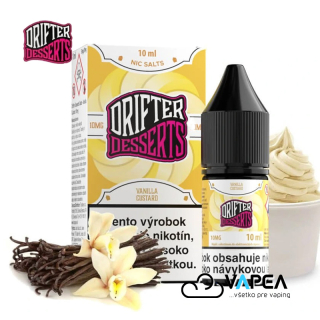e-liquid Drifter Desserts Salts Vanilla Custard 10ml - 10mg