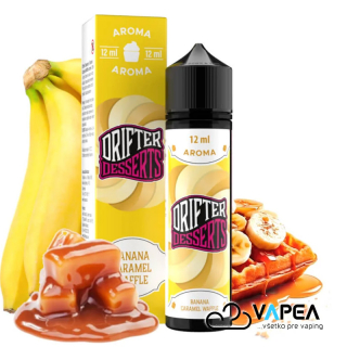 Drifter Deserts Shake & Vape Banana Caramel Waffle 12ml