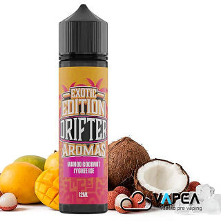 Drifter Exotic Shake & Vape Mango Coconut Lychee Ice 12ml