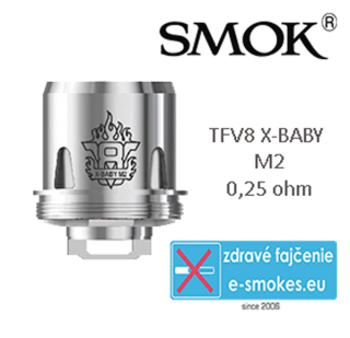 SmokTech atomizér V8 X-Baby M2 - 0,25 ohm