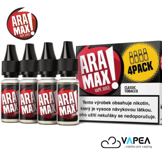 ARAMAX 4Pack Classic Tobacco 4x10ml 12mg