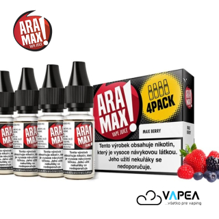 ARAMAX 4Pack Max Berry 4x10ml 6mg