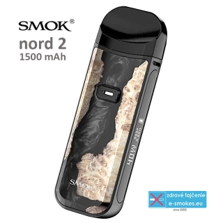 Smoktech NORD2 1 x 1500 mAh - Black Stabilizing Wood