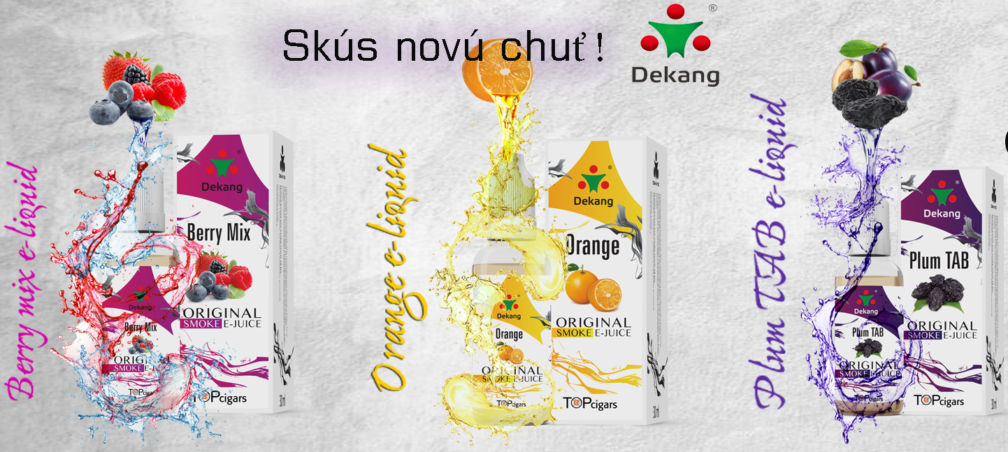 Dekang nové chute 2015 príchuť Dekang leto 2015